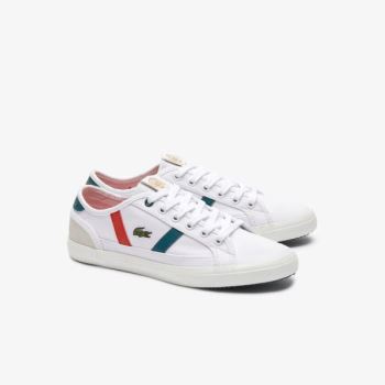 Lacoste Sideline Roland Garros Sneakers Dámské - Tenisky Bílé / Zelene | CZ-0Xfbot